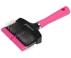 Show Tech+ Flex Groom Professional Slicker minkštas dvipusis dvigubas šepetys