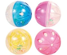 TRIXIE Barškančių kamuoliukų rinkinys, plastikas 4.5 cm, 4 vnt.