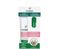 Vet's Best Puppy Dental Care Kit dantų priežiūros rinkinys