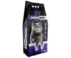 Wonder White Wonder Baltas Wonder Baltas bentonitinis kraikas katėms, levandų, 5.9l/5kg