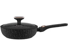 Bollire Gili keptuvė SICILIA 24 cm su nuimama rankena ir dangčiu BR-1509