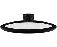 Keptuvės dangtis BOLLIRE Silicon, stiklinis, ø 24 cm