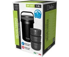 Nerūdijančio plieno termosas maistui BOLLIRE BR-3507, 1,5 L
