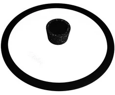 Keptuvės dangtis BOLLIRE Silicon, stiklinis, ø 24 cm