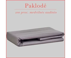 100 proc. medvilnės paklodė - 140x240cm.