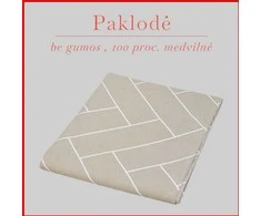 100 proc. medvilnės paklodė - 140x240cm.