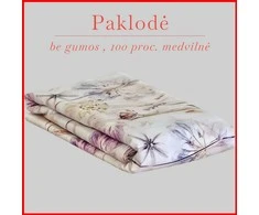 100 proc. medvilnės paklodė - 200x240cm.