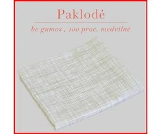 100 proc. medvilnės paklodė - 220x240cm.