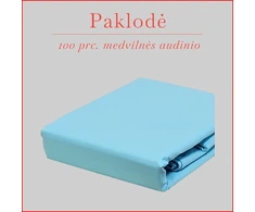 100 proc. medvilnės paklodė - 240x240cm.