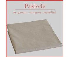 100 proc. medvilnės paklodė - 240x240cm.