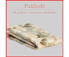 100 proc. medvilnės paklodė - 240x240cm.