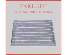100 proc. medvilninės paklodės - 200x240cm.