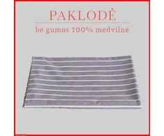 100 proc. medvilninės paklodės - 220x240cm.