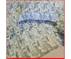 100 proc. medvilnės patalynės komplektas - Antklodės užvalkalas 200x200 cm. + pagalvės užvalkalai 50x70 cm. (2 vnt.)