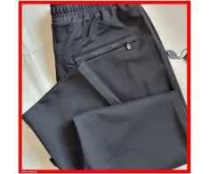 m-10xl klasikinės sportinės kelnės - Juoda - 8XL/7 - juosmuo - 49/67cm., klubai - 76cm.