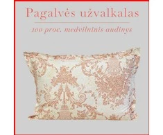 Medvilnės pagalvės užvalkalas - 70x70 cm. be užtrauktuko