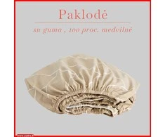 Paklodė su guma 100/140/160/180/200x200+20cm. - 200x200+20cm.