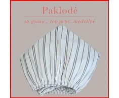 Paklodė su guma 100/140/160/180/200x200+20cm. - 180x200+20cm.