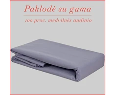 Paklodė su guma - 100x200+20cm.