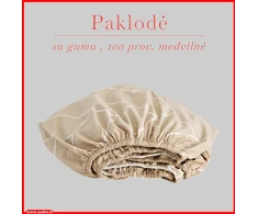 Paklodė su guma - 140x200+20cm.