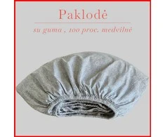 Paklodė su guma 100/140/160/180/200x200+20cm. - 100x200+20cm.