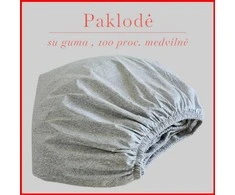 Paklodė su guma 100/140/160/180/200x200+20cm. - 100x200+20cm.