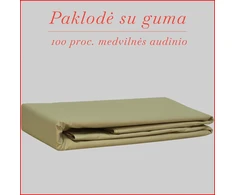Paklodė su guma - 200x200+20cm.
