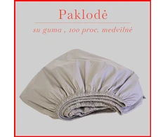 Paklodė su guma - 100x200+20cm.