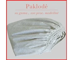 Paklodė su guma 100/140/160/180/200x200+20cm. - 180x200+20cm.