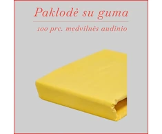Paklodė su guma - 100x200+20cm.