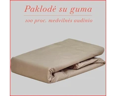 Paklodė su guma - 100x200+30cm.