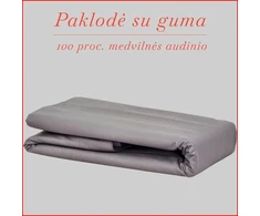 Paklodė su guma - 100x200+30cm.