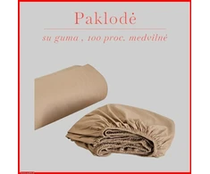 Paklodė su guma - 180x200+30cm.
