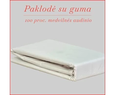 Paklodė su guma - 140x200+30cm.