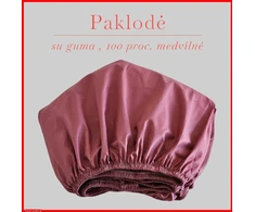 Paklodė su guma - 100x200+30cm.