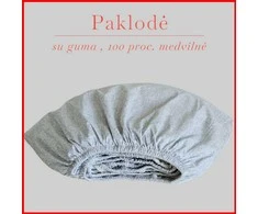 Paklodė su guma 100/140/160/180x200+30cm. - 100x200+30cm.