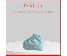 Paklodė su guma 100/140/160/180x200+30cm. - 100x200+30cm.