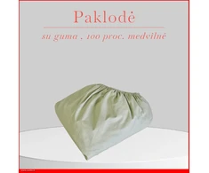 Paklodė su guma - 100x200+30cm.