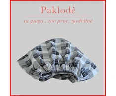 Paklodė su guma 100/140/160/180x200+30cm. - 200x200+30cm.