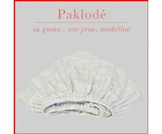 Paklodė su guma 100/140/160/180x200+30cm. - 140x200+30cm.
