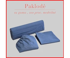 Paklodė su guma - 180x200+30cm.