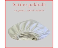 Paklodė su guma 100/140/160/180x200+30cm. - 140x200+30cm.
