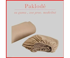 Paklodė su guma - 100x200+20cm.