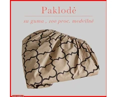 Paklodė su guma - 100x200+20cm.