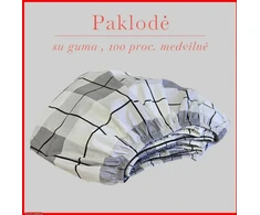 Paklodė su guma - 100x200+20cm.