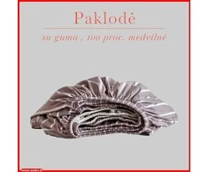 Paklodė su guma 100/140/160/180/200x200+20cm. - 200x200+20cm.