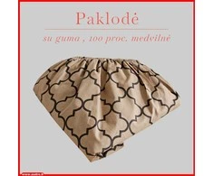 Paklodė su guma - 100x200+20cm.