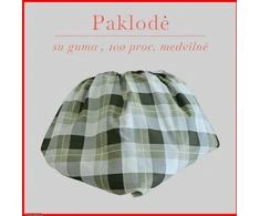 Paklodė su guma - 100x200+20cm.