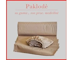 Paklodė su guma - 100x200+20cm.