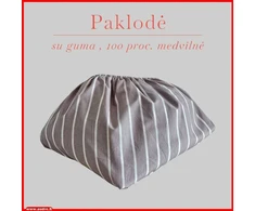 Paklodė su guma - 100x200+20cm.